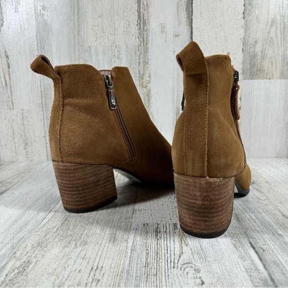 Blondo Women's Siena Boot Waterproof Block Heel Black Leather Zip Bootie #1288 - Picture 9 of 14